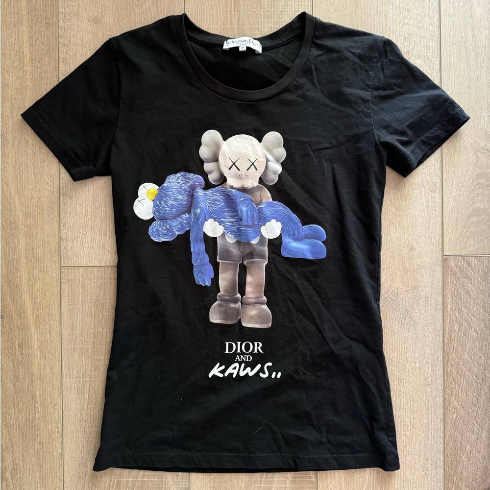 DIOR AND KAWS TSHIRT